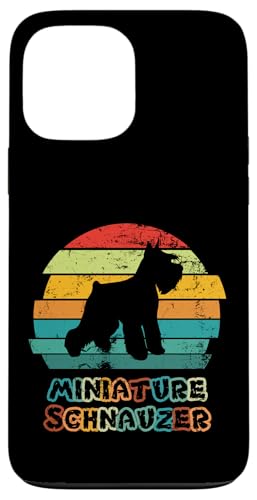 Miniatur Schnauzer Sonnenuntergang - Retro Vintage Silhouette Hülle für iPhone 13 Pro Max Miniatur Schnauzer Sonnenuntergang - Retro Vintage Silhouette Hülle für iPhone 13 Pro Max von All Dog Breeds