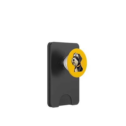 Miniaturschnauzer Portrait PopSockets PopWallet für MagSafe Miniaturschnauzer Portrait PopSockets PopWallet für MagSafe von All Dog Breeds