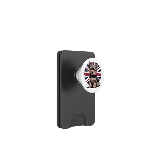 Proud Yorkie Yorkshire Terrier Vereinigtes Königreich Flagge PopSockets PopWallet für MagSafe Proud Yorkie Yorkshire Terrier Vereinigtes Königreich Flagge PopSockets PopWallet für MagSafe von All Dog Breeds