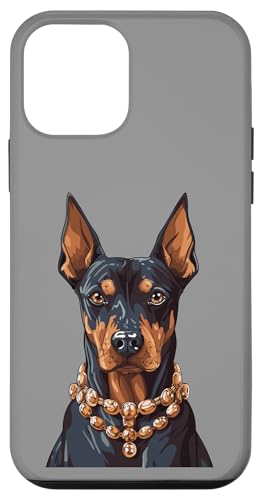 Realistischer Dobermann-Pinscher mit Kette Hülle für iPhone 12 mini Realistischer Dobermann-Pinscher mit Kette Hülle für iPhone 12 mini von All Dog Breeds