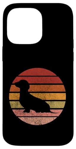 Retro Dackel Kreis Hülle für iPhone 14 Pro Max Retro Dackel Kreis Hülle für iPhone 14 Pro Max von All Dog Breeds