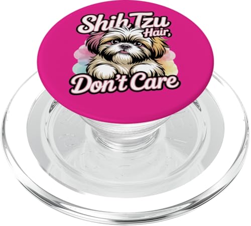 Shih Tzu Hair Don't Care - Lustiges Geschenk für Hundeliebhaber PopSockets PopGrip für MagSafe Shih Tzu Hair Don't Care - Lustiges Geschenk für Hundeliebhaber PopSockets PopGrip für MagSafe von All Dog Breeds