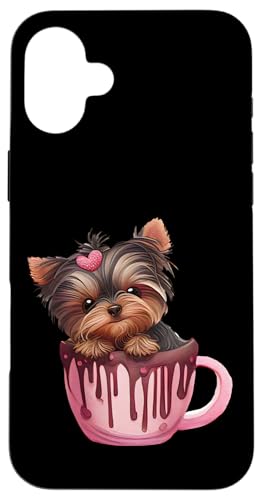 Sweet Yorkie Delight Yorkshire Terrier in Schokoladen-Cup-Art Hülle für iPhone 16 Plus Sweet Yorkie Delight Yorkshire Terrier in Schokoladen-Cup-Art Hülle für iPhone 16 Plus von All Dog Breeds
