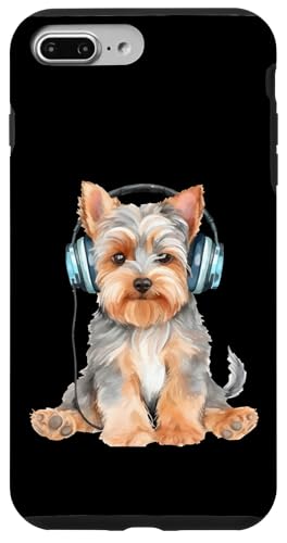 Yorkshire Terrier mit Kopfhörern Hülle für iPhone 7 Plus/8 Plus Yorkshire Terrier mit Kopfhörern Hülle für iPhone 7 Plus/8 Plus von All Dog Breeds