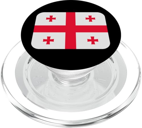 Flagge Georgien PopSockets PopGrip für MagSafe von All Kinds Of Faces
