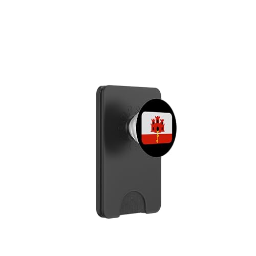 Flagge Gibraltar PopSockets PopWallet für MagSafe von All Kinds Of Faces