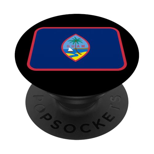 Flagge Guam PopSockets Klebender PopGrip von All Kinds Of Faces