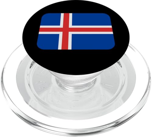 Flagge Island PopSockets PopGrip für MagSafe von All Kinds Of Faces
