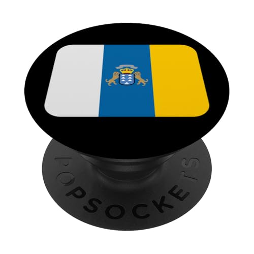 Flagge Kanarische Inseln PopSockets Klebender PopGrip von All Kinds Of Faces