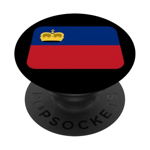 Flagge Liechtenstein PopSockets Klebender PopGrip von All Kinds Of Faces