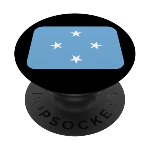 Flagge Mikronesien PopSockets Klebender PopGrip von All Kinds Of Faces