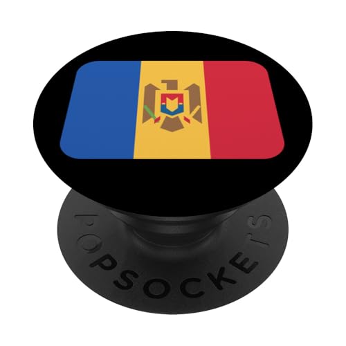 Flagge Moldawien PopSockets Klebender PopGrip von All Kinds Of Faces