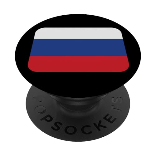 Flagge Russland PopSockets Klebender PopGrip von All Kinds Of Faces