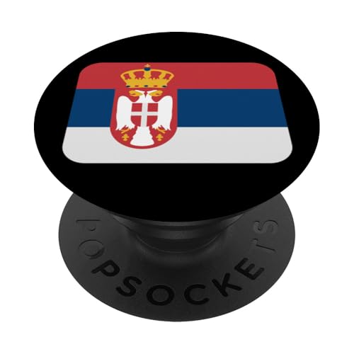 Flagge Serbien PopSockets Klebender PopGrip von All Kinds Of Faces