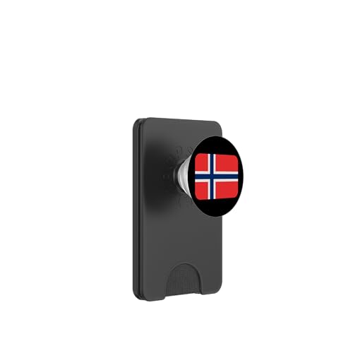 Flagge Spitzbergen & Jan Mayen PopSockets PopWallet für MagSafe von All Kinds Of Faces