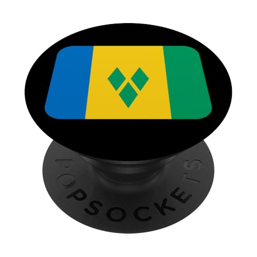 Flagge St. Vincent & Grenadinen PopSockets Klebender PopGrip von All Kinds Of Faces
