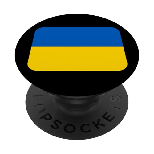 Flagge Ukraine PopSockets Klebender PopGrip von All Kinds Of Faces