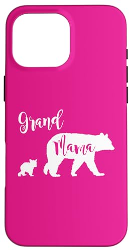 Grand Mama Bär Oma Bär mit 1 One Cub Hülle für iPhone 16 Pro Max Grand Mama Bär Oma Bär mit 1 One Cub Hülle für iPhone 16 Pro Max von All in the Bear Family