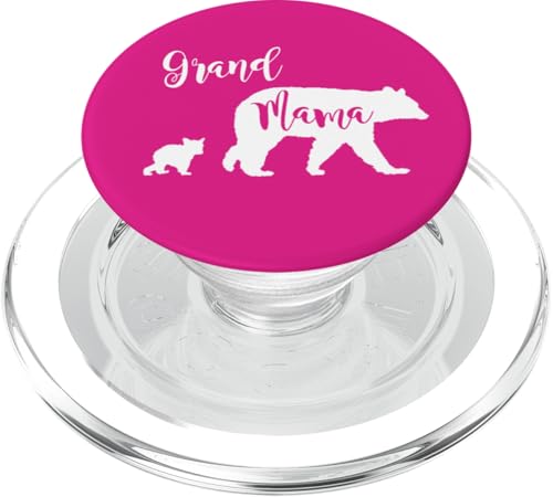 Grand Mama Bär Oma Bär mit 1 One Cub PopSockets PopGrip für MagSafe Grand Mama Bär Oma Bär mit 1 One Cub PopSockets PopGrip für MagSafe von All in the Bear Family