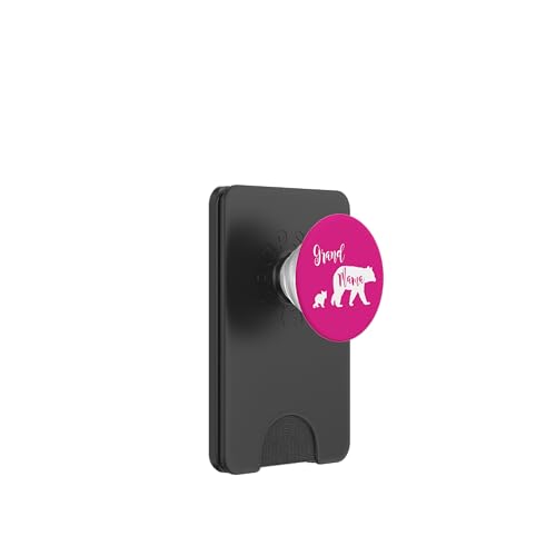 Grand Mama Bär Oma Bär mit 1 One Cub PopSockets PopWallet für MagSafe Grand Mama Bär Oma Bär mit 1 One Cub PopSockets PopWallet für MagSafe von All in the Bear Family