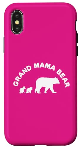 Grand Mama Bär Oma Bär mit 2 zwei Jungen Hülle für iPhone X/XS Grand Mama Bär Oma Bär mit 2 zwei Jungen Hülle für iPhone X/XS von All in the Bear Family
