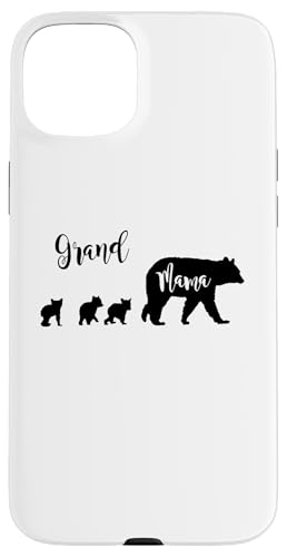 Grand Mama Bär mit 3 drei Jungen Oma Geschenk Hülle für iPhone 15 Plus Grand Mama Bär mit 3 drei Jungen Oma Geschenk Hülle für iPhone 15 Plus von All in the Bear Family