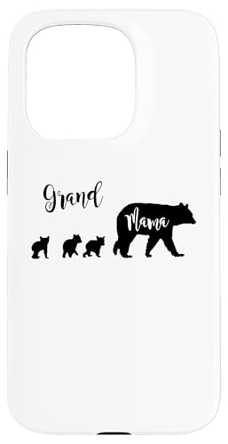 Grand Mama Bär mit 3 drei Jungen Oma Geschenk Hülle für iPhone 15 Pro Grand Mama Bär mit 3 drei Jungen Oma Geschenk Hülle für iPhone 15 Pro von All in the Bear Family