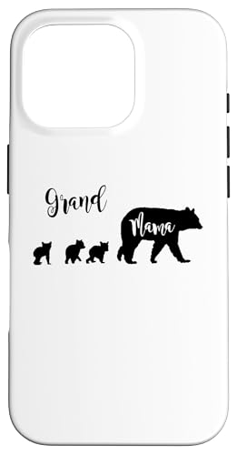 Grand Mama Bär mit 3 drei Jungen Oma Geschenk Hülle für iPhone 16 Pro Grand Mama Bär mit 3 drei Jungen Oma Geschenk Hülle für iPhone 16 Pro von All in the Bear Family