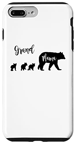 Grand Mama Bär mit 3 drei Jungen Oma Geschenk Hülle für iPhone 7 Plus/8 Plus von All in the Bear Family