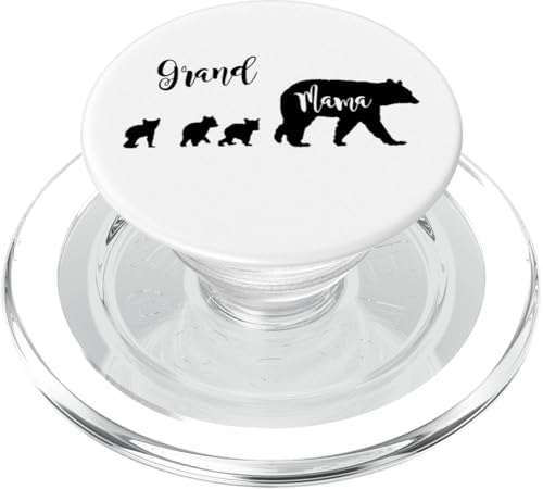 Grand Mama Bär mit 3 drei Jungen Oma Geschenk PopSockets PopGrip für MagSafe Grand Mama Bär mit 3 drei Jungen Oma Geschenk PopSockets PopGrip für MagSafe von All in the Bear Family