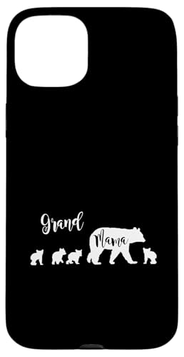 Grand Mama Bär mit 4 vier Jungen Oma Großmutter Geschenk Hülle für iPhone 15 Plus Grand Mama Bär mit 4 vier Jungen Oma Großmutter Geschenk Hülle für iPhone 15 Plus von All in the Bear Family