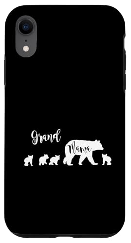 Grand Mama Bär mit 4 vier Jungen Oma Großmutter Geschenk Hülle für iPhone XR Grand Mama Bär mit 4 vier Jungen Oma Großmutter Geschenk Hülle für iPhone XR von All in the Bear Family