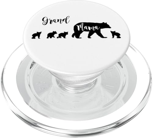Grand Mama Bär mit 4 vier Jungen Oma Großmutter Geschenk PopSockets PopGrip für MagSafe Grand Mama Bär mit 4 vier Jungen Oma Großmutter Geschenk PopSockets PopGrip für MagSafe von All in the Bear Family