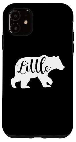 Lustiges Geschenk für Bruder oder Schwester, kleiner Bär Hülle für iPhone 11 von All in the Bear Family