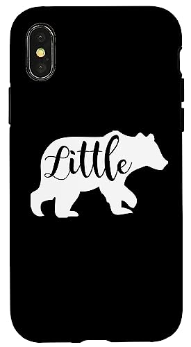 Lustiges Geschenk für Bruder oder Schwester, kleiner Bär Hülle für iPhone X/XS Lustiges Geschenk für Bruder oder Schwester, kleiner Bär Hülle für iPhone X/XS von All in the Bear Family