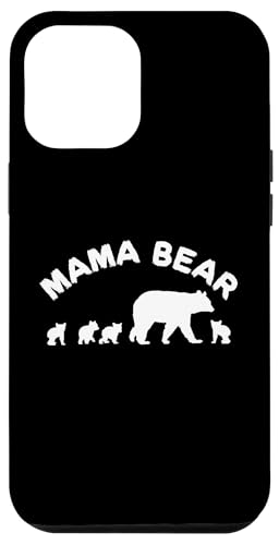Mama Bär Mama Mutter mit 4 vier Jungen Geschenk Hülle für iPhone 12 Pro Max von All in the Bear Family