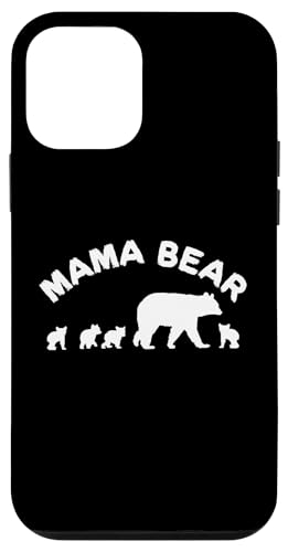 Mama Bär Mama Mutter mit 4 vier Jungen Geschenk Hülle für iPhone 12 mini von All in the Bear Family
