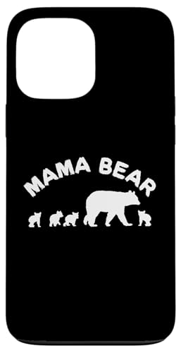 Mama Bär Mama Mutter mit 4 vier Jungen Geschenk Hülle für iPhone 13 Pro Max Mama Bär Mama Mutter mit 4 vier Jungen Geschenk Hülle für iPhone 13 Pro Max von All in the Bear Family