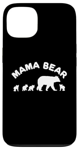 Mama Bär Mama Mutter mit 4 vier Jungen Geschenk Hülle für iPhone 13 von All in the Bear Family
