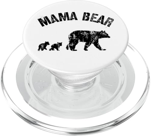 Mama Bär mit 2 Jungen Mama Mama Mutter Lustiges Geschenk PopSockets PopGrip für MagSafe Mama Bär mit 2 Jungen Mama Mama Mutter Lustiges Geschenk PopSockets PopGrip für MagSafe von All in the Bear Family