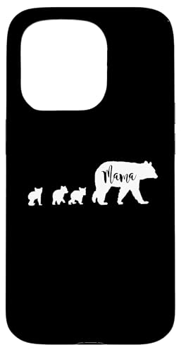 Mama Bär mit 3 drei Jungen lustiges Geschenk für Mutter Hülle für iPhone 15 Pro Mama Bär mit 3 drei Jungen lustiges Geschenk für Mutter Hülle für iPhone 15 Pro von All in the Bear Family
