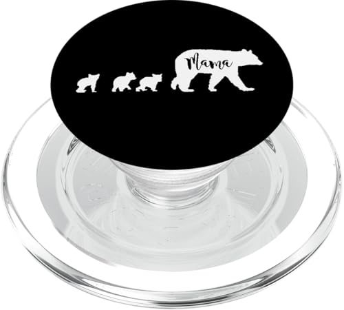 Mama Bär mit 3 drei Jungen lustiges Geschenk für Mutter PopSockets PopGrip für MagSafe Mama Bär mit 3 drei Jungen lustiges Geschenk für Mutter PopSockets PopGrip für MagSafe von All in the Bear Family