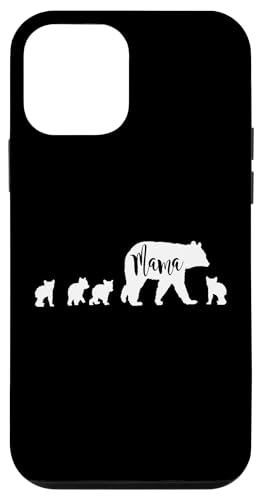 Mama Bär mit 4 vier Jungen lustiges Geschenk für Mama Mutter Hülle für iPhone 12 mini von All in the Bear Family