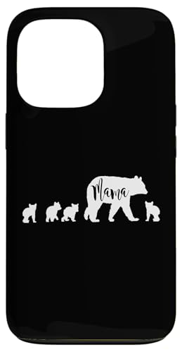 Mama Bär mit 4 vier Jungen lustiges Geschenk für Mama Mutter Hülle für iPhone 13 Pro Mama Bär mit 4 vier Jungen lustiges Geschenk für Mama Mutter Hülle für iPhone 13 Pro von All in the Bear Family
