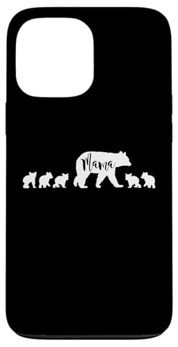 Mama Bär mit 5 fünf Jungen Mama Mutter lustiges Geschenk Hülle für iPhone 13 Pro Max Mama Bär mit 5 fünf Jungen Mama Mutter lustiges Geschenk Hülle für iPhone 13 Pro Max von All in the Bear Family