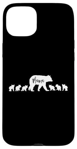 Mama Bär mit 6 Sechs Jungen Mama Mutter Lustiges Geschenk Hülle für iPhone 15 Plus Mama Bär mit 6 Sechs Jungen Mama Mutter Lustiges Geschenk Hülle für iPhone 15 Plus von All in the Bear Family