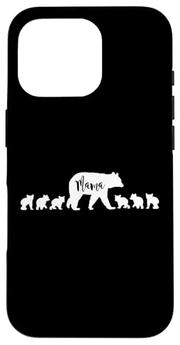 Mama Bär mit 6 Sechs Jungen Mama Mutter Lustiges Geschenk Hülle für iPhone 16 Pro Mama Bär mit 6 Sechs Jungen Mama Mutter Lustiges Geschenk Hülle für iPhone 16 Pro von All in the Bear Family