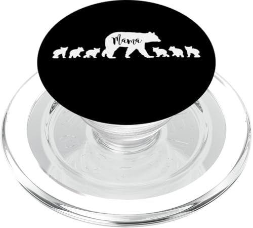 Mama Bär mit 6 Sechs Jungen Mama Mutter Lustiges Geschenk PopSockets PopGrip für MagSafe Mama Bär mit 6 Sechs Jungen Mama Mutter Lustiges Geschenk PopSockets PopGrip für MagSafe von All in the Bear Family