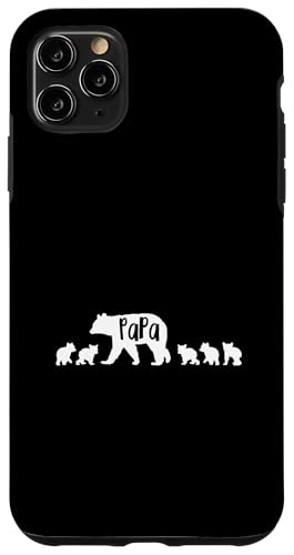 Papa Bär mit 5 fünf Jungen Papa Vater Geschenk Hülle für iPhone 11 Pro Max Papa Bär mit 5 fünf Jungen Papa Vater Geschenk Hülle für iPhone 11 Pro Max von All in the Bear Family