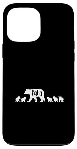 Papa Bär mit 5 fünf Jungen Papa Vater Geschenk Hülle für iPhone 13 Pro Max Papa Bär mit 5 fünf Jungen Papa Vater Geschenk Hülle für iPhone 13 Pro Max von All in the Bear Family